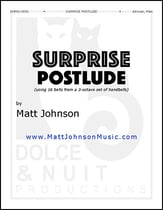Surprise Postlude - REPRODUCIBLE  Handbell sheet music cover